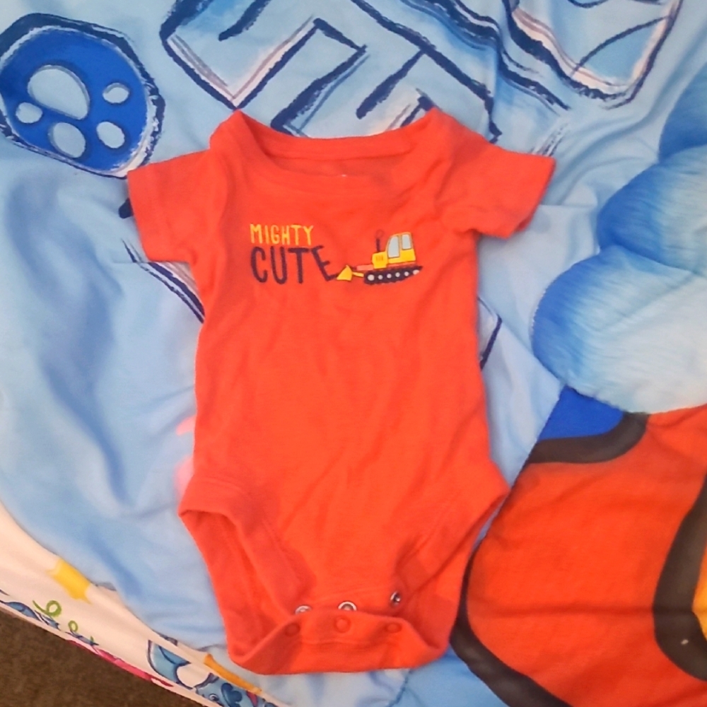 Mighty Cute Orange Kids One Piece
